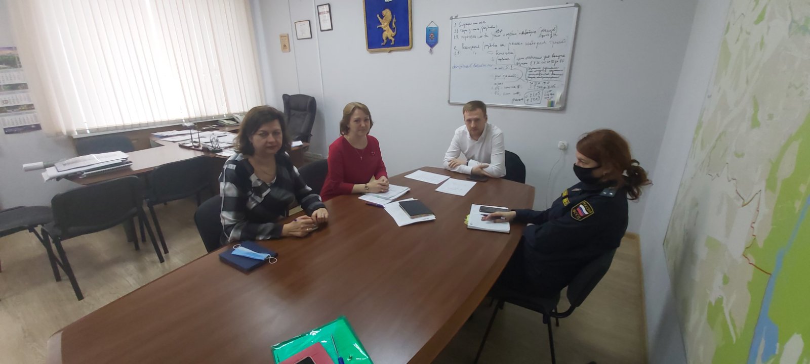 Участие в совещании по погашению задолженности по заработной плате